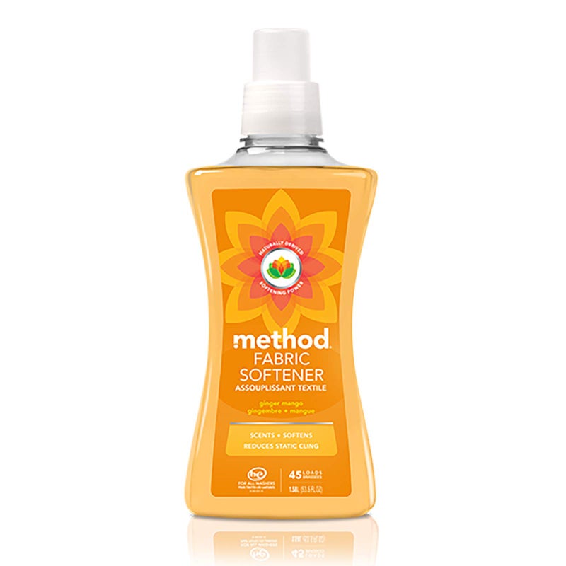 Method Fabric Softener; Ginger Mango; 53.5 Ounces; 45 Loads; 1 pack; Packaging May Vary - Image 5