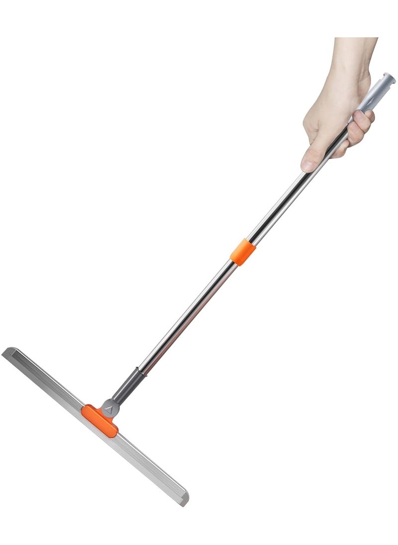 Generic - Tolenre Floor Squeegee with Long Handle Adjustable 110 cm, Floor Squeegee with 38 cm Silicone Strips, Floor Washer with 180 Degree Rotating Squeegee for Cleaning Garage, Shower, Bathroom, Kitchen - Image 1