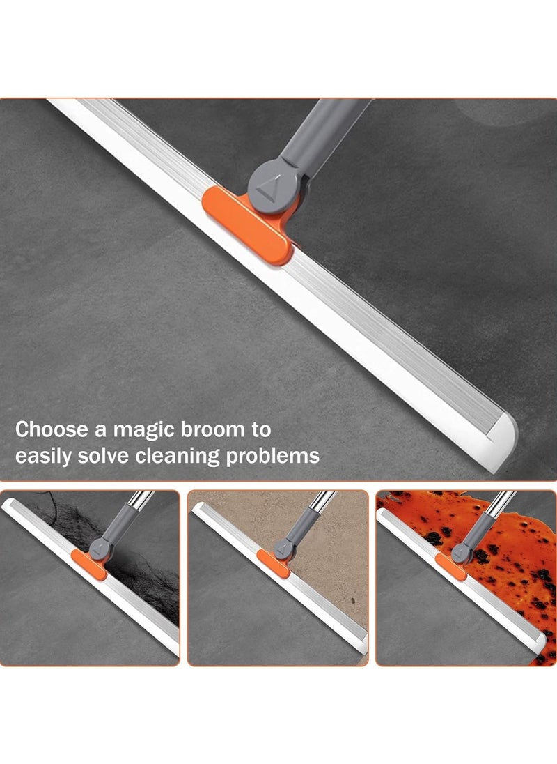 Generic - Tolenre Floor Squeegee with Long Handle Adjustable 110 cm, Floor Squeegee with 38 cm Silicone Strips, Floor Washer with 180 Degree Rotating Squeegee for Cleaning Garage, Shower, Bathroom, Kitchen - Image 1