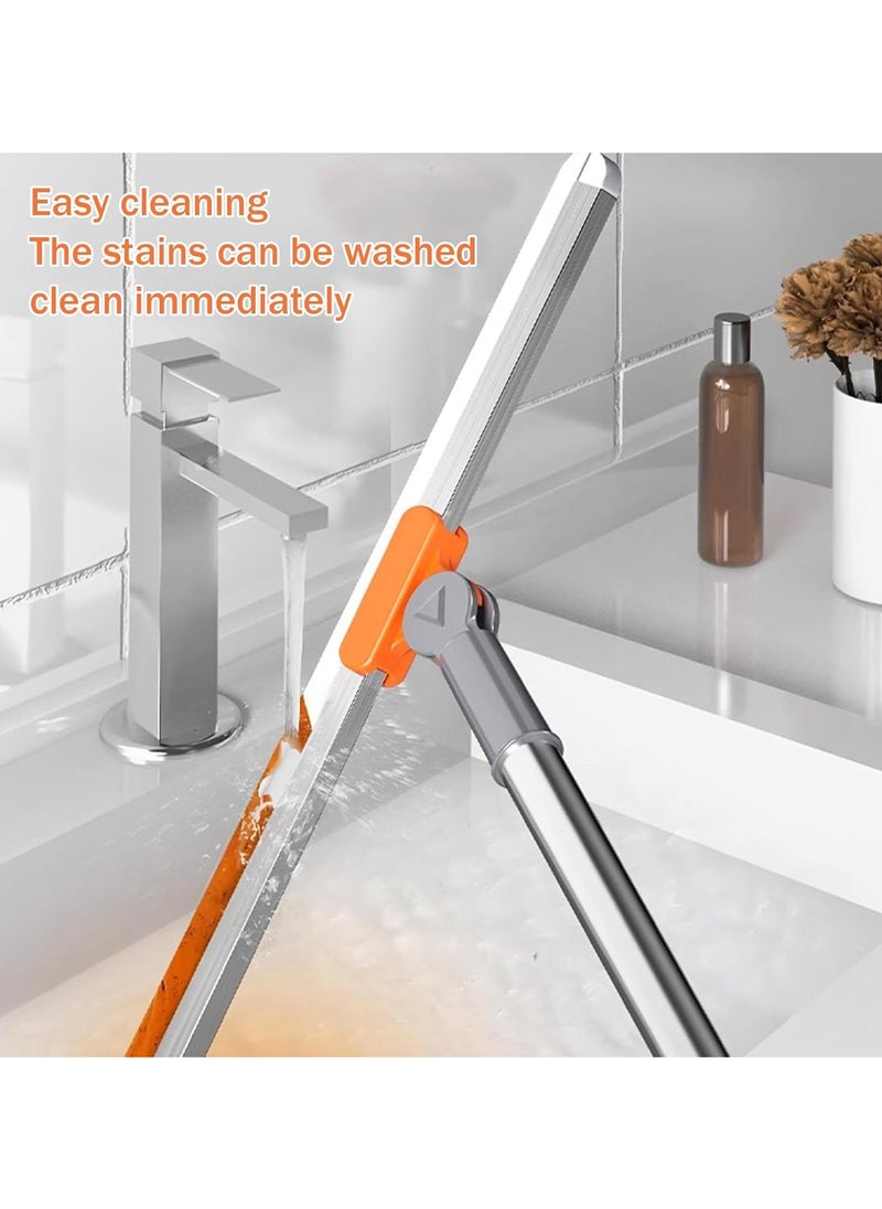Generic - Tolenre Floor Squeegee with Long Handle Adjustable 110 cm, Floor Squeegee with 38 cm Silicone Strips, Floor Washer with 180 Degree Rotating Squeegee for Cleaning Garage, Shower, Bathroom, Kitchen - Image 1