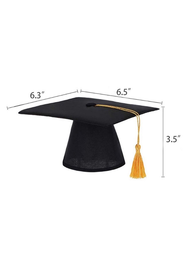 Chanbin Pet Graduation Caps with Small Dog Graduation Hats with Yellow Tassel for Dogs Cats Holiday Costume Accessory - Image 2