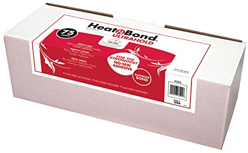 HeatnBond UltraHold Iron-On Adhesive, 17 Inches x 75 Yard Roll in Display Box - Image 1