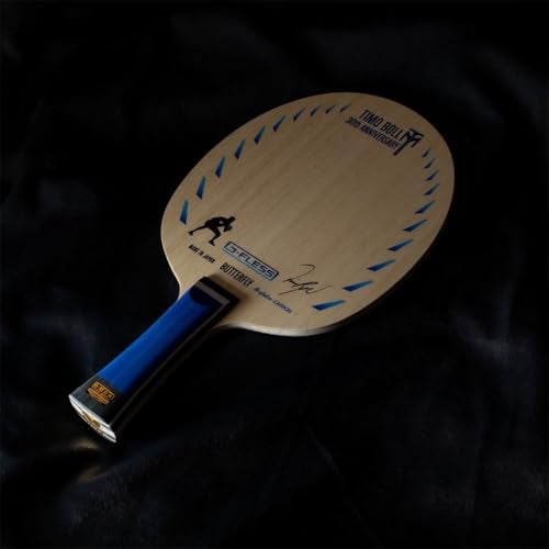 Butterfly, Timo BOLL 30TH Anniversary Edition FL 5 Ply Wood + 2 Super Arylate- Carbon, Table Tennis, Table Tennis Ply, Brown - Image 4