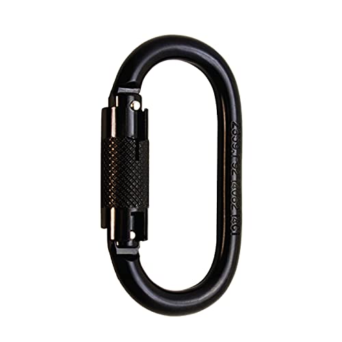 FUSION Auto Locking Carabiner 27KN - Fusion Climb® Ovatti - Professional Rock Climbing Carabiner - Heavy Duty Steel Auto Locking Carabiner for Climbing, Rappelling, D Shaped - UIAA ANSI Compliant - Image 1