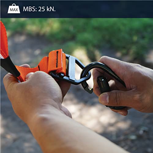 FUSION Auto Locking Carabiner 27KN - Fusion Climb® Ovatti - Professional Rock Climbing Carabiner - Heavy Duty Steel Auto Locking Carabiner for Climbing, Rappelling, D Shaped - UIAA ANSI Compliant - Image 5