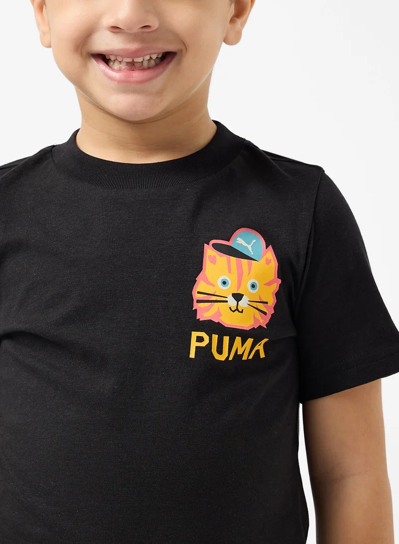 PUMA Moody Cat Graphic T-Shirt I