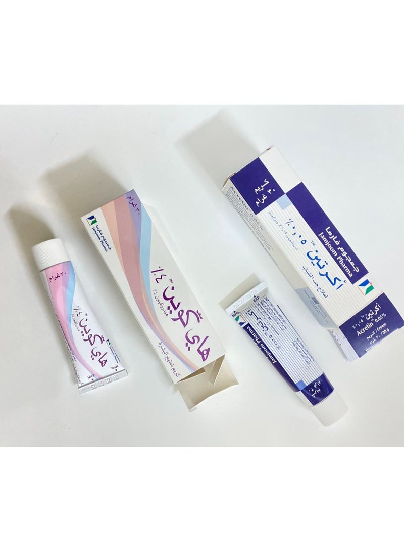 Hi Queen cream with Acretin cream