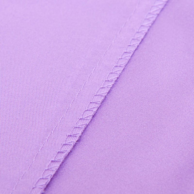 NTBAY Toddler Bedding Set - 4 Piece Soft and Breathable Crib Bedding Set for Boys and Girls, Includes Quilted Comforter, Fitted Sheet, Flat Top Sheet and Envelope Pillowcase, Lavender - Image 3