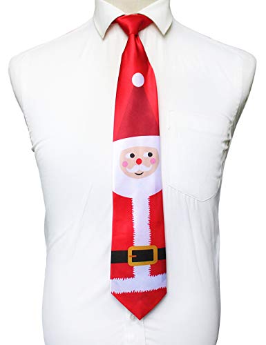 JEMYGINS Original 4PCS Santa Claus Snowman Snowflake Christmas Tie Mens and boys Necktie for Festival (4) - Image 2