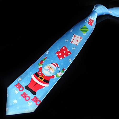 JEMYGINS Original 4PCS Santa Claus Snowman Snowflake Christmas Tie Mens and boys Necktie for Festival (4) - Image 5