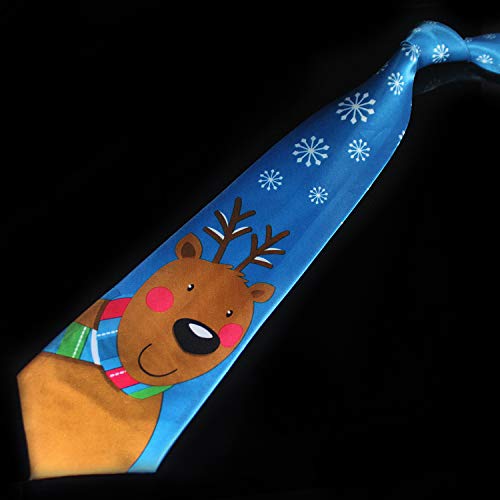 JEMYGINS Original 4PCS Santa Claus Snowman Snowflake Christmas Tie Mens and boys Necktie for Festival (4) - Image 4