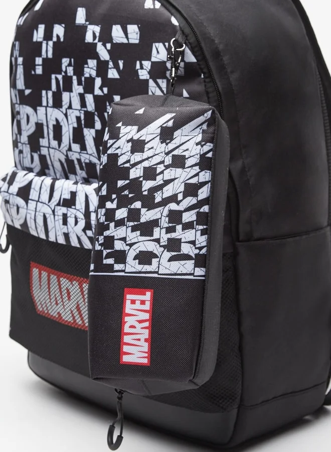 مارفل Marvel Printed Avengers Backpack with Pencil Pouch