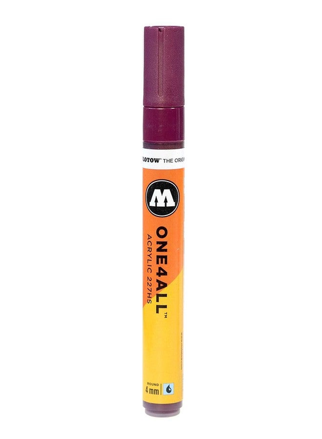 MOLOTOW ONE4ALL Acrylic Paint Marker, 4mm, Purple Violet, 1 Each (227.239) - Image 1