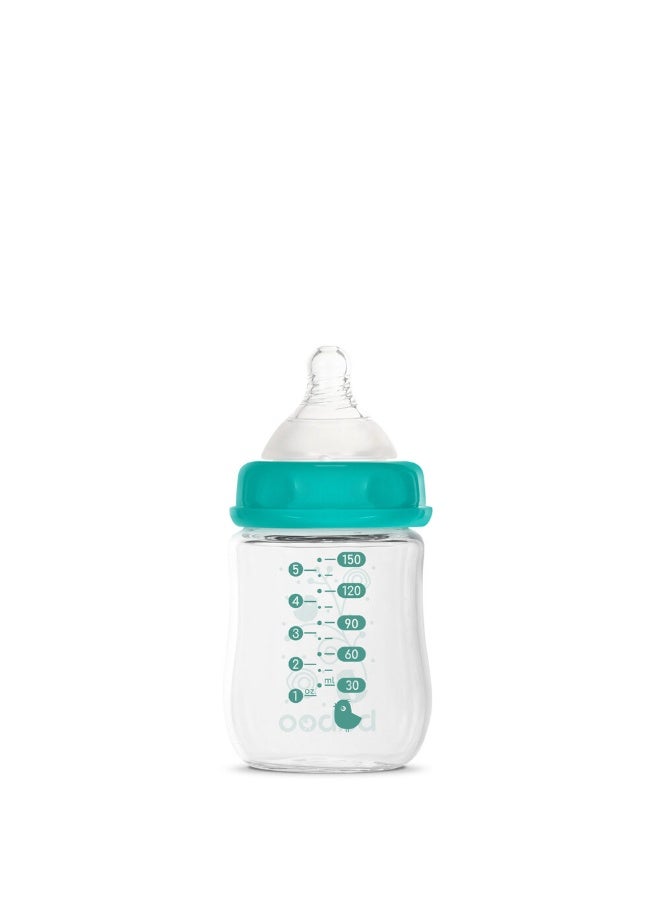 Baboo - Anti Colic Glass Wide Neck Bottle Set - Pack of 2 - 150ml - Image 5