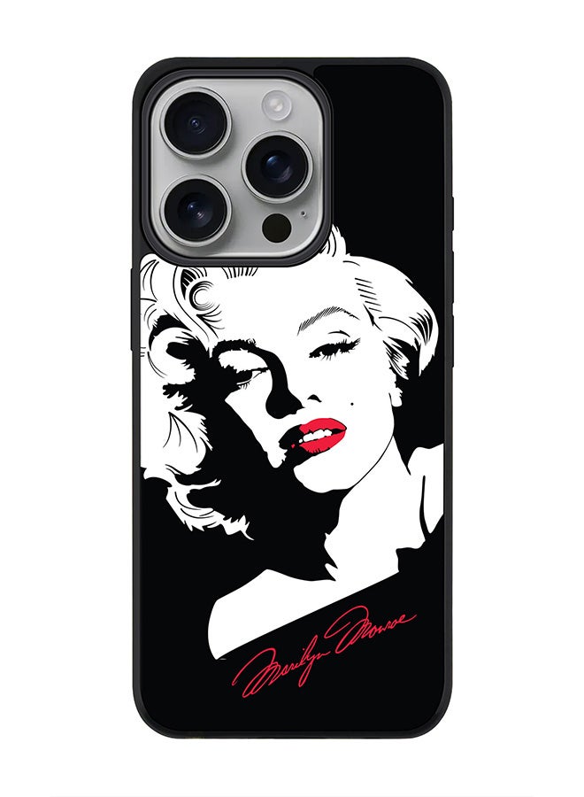 Stylizedd For iPhone 16 Pro Case [Compatible with MagSafe] Slim Magnetic cover Phone Case iPhone 16 Pro -Marilyn Monroe - Image 1