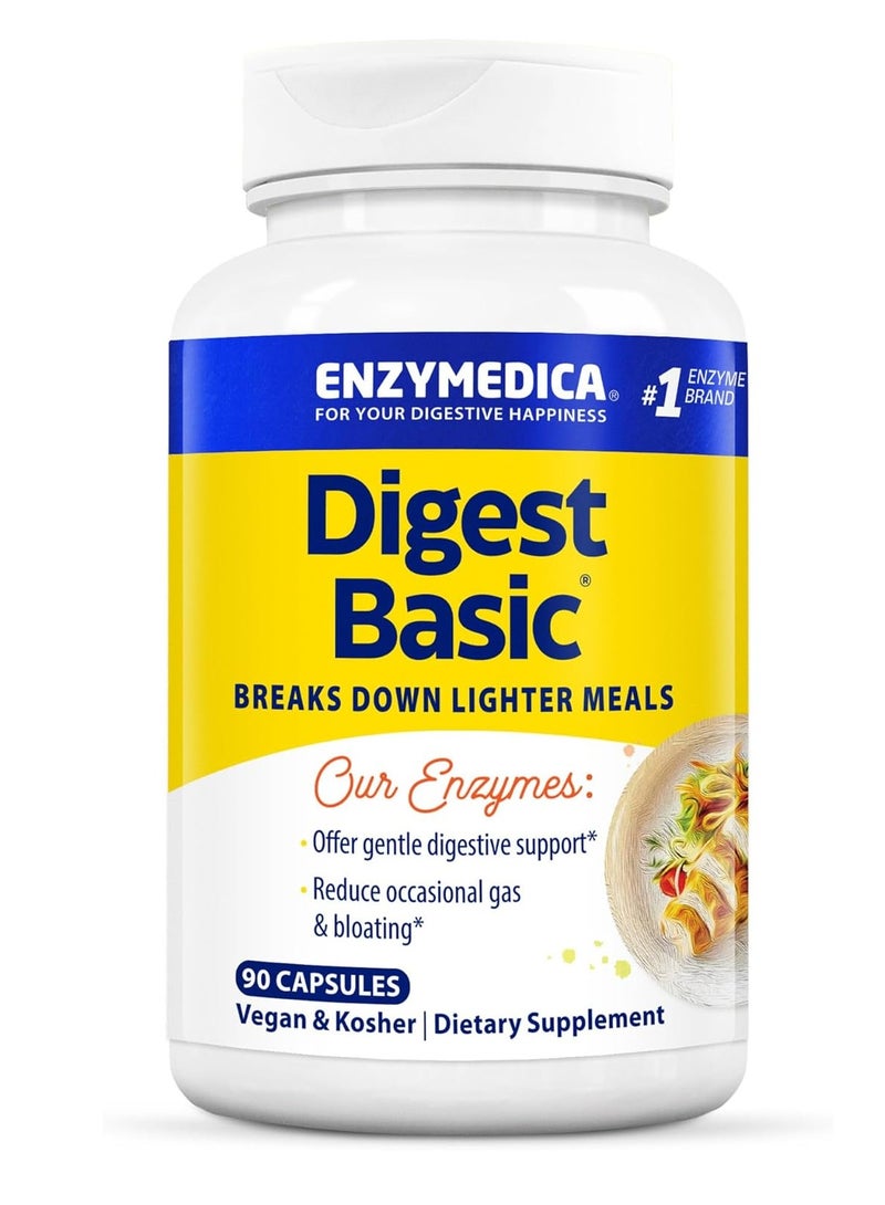 إنزيميديكا إنزيميدكا، دايجست بيسك، تركيبة إنزيم أساسية، 90 كبسولة