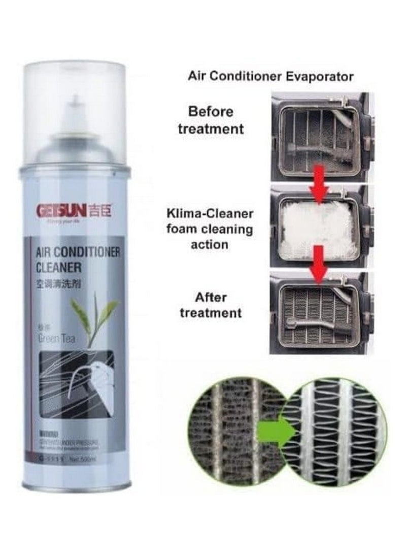 GETSUN Air Conditioner Cleaner Cleaning & Sterilant Green Tea 500 ML - Image 4