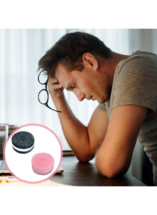 Squishy Biscuit Stress Relief Toy Fun Fidget Sensory Toy Cute Squishy Squeeze Toy Pinch Decompression Toy for Anxiety Relaxation for Adults Kids Ideal for Stress Relief Perfect Desk Accessory - 2pcs - Image 5