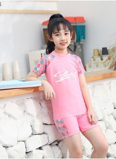 Generic 3-Piece Girls Swimsuit Swimsuit Set Pink  - Image 5