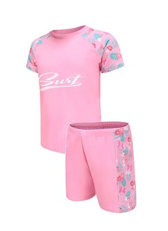 Generic 3-Piece Girls Swimsuit Swimsuit Set Pink  - Image 2