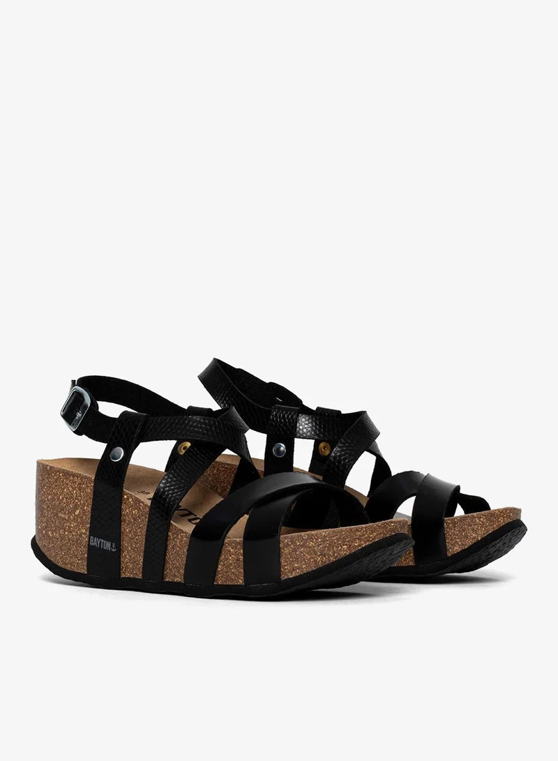 BAYTON  Palmas Multi Strap Wedge Sandals for Women | Best Price UAE