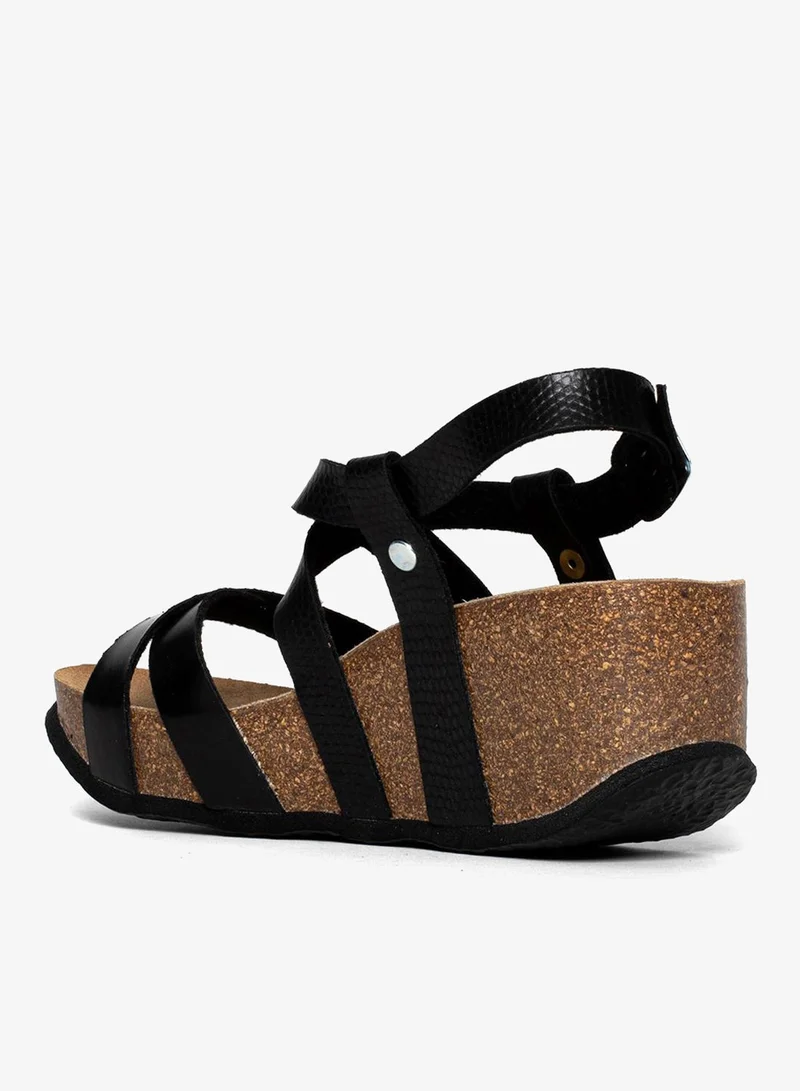 BAYTON  Palmas Multi Strap Wedge Sandals for Women | Best Price UAE