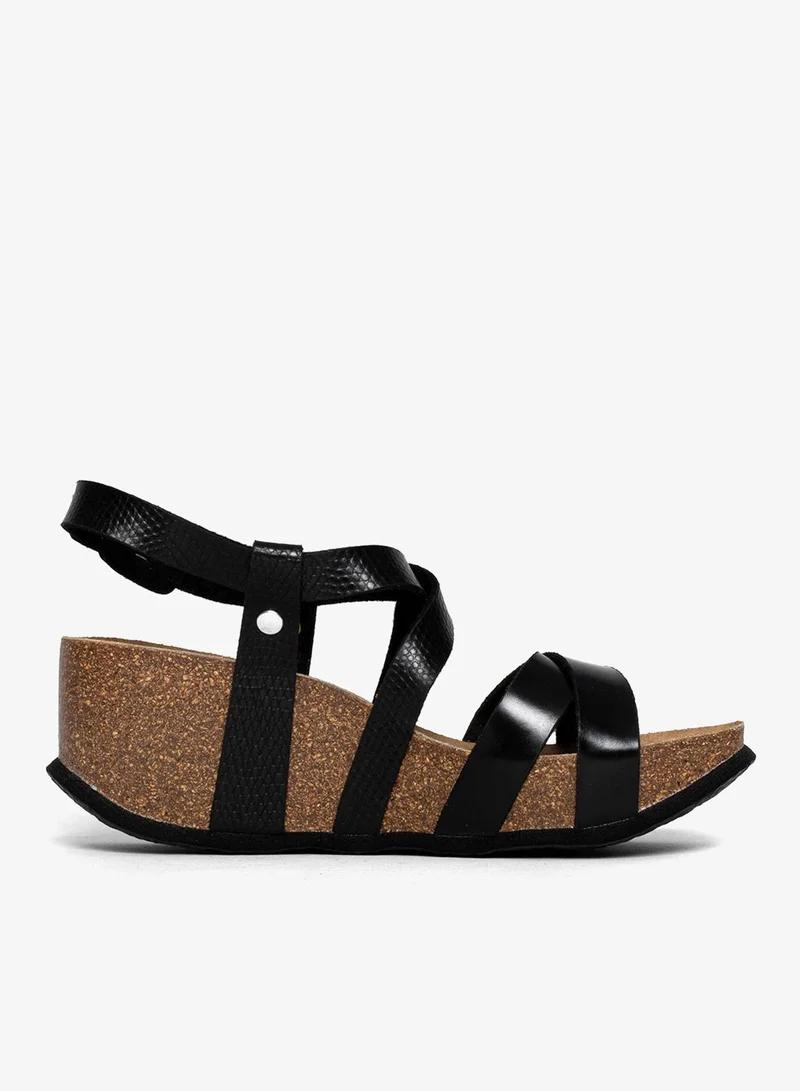 Bayton Palmas Multi Strap Wedge Sandals