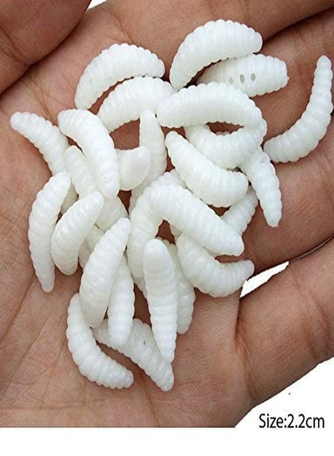 AUF Fishing Artificial Earthworm, Bait, Lure 20pcs-Random/Assorted Colour - Image 3