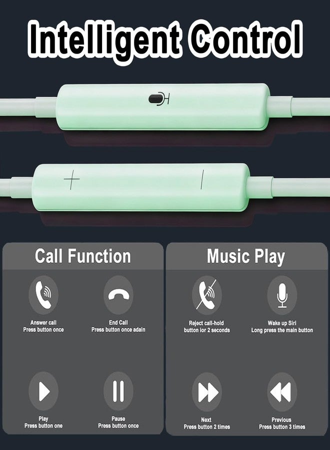 CASE LOGIC 2 Packs USB C Headphones for iPhone 16/15 Phone Earbuds with Microphone & Volume Control HiFi Stereo Type C Earphones for Galaxy S23/S22/S21/S20/Ultra Note 10/20, for Pixel 7/6/6a/5/4,for OnePlus 9 8 - Image 5