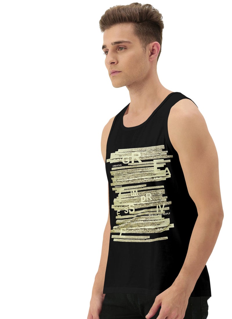 LAUREN Smith Men’s Sports Sleeveless t-shirt in 100% Cotton - Image 2