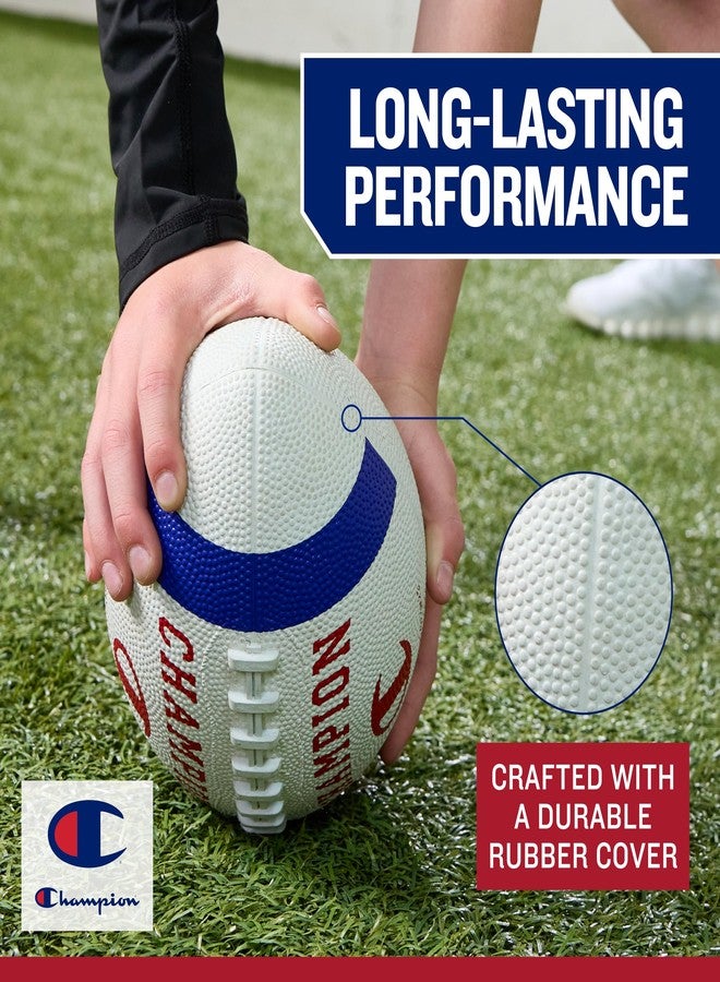 Champion Blitz Football (Official, Classic/Black), All-Weather Football, Enhanced Grip, Durable Rubber Cover and Molded Laces, for Outdoor Sports & Training, Includes 6" Ball Pump - Image 5