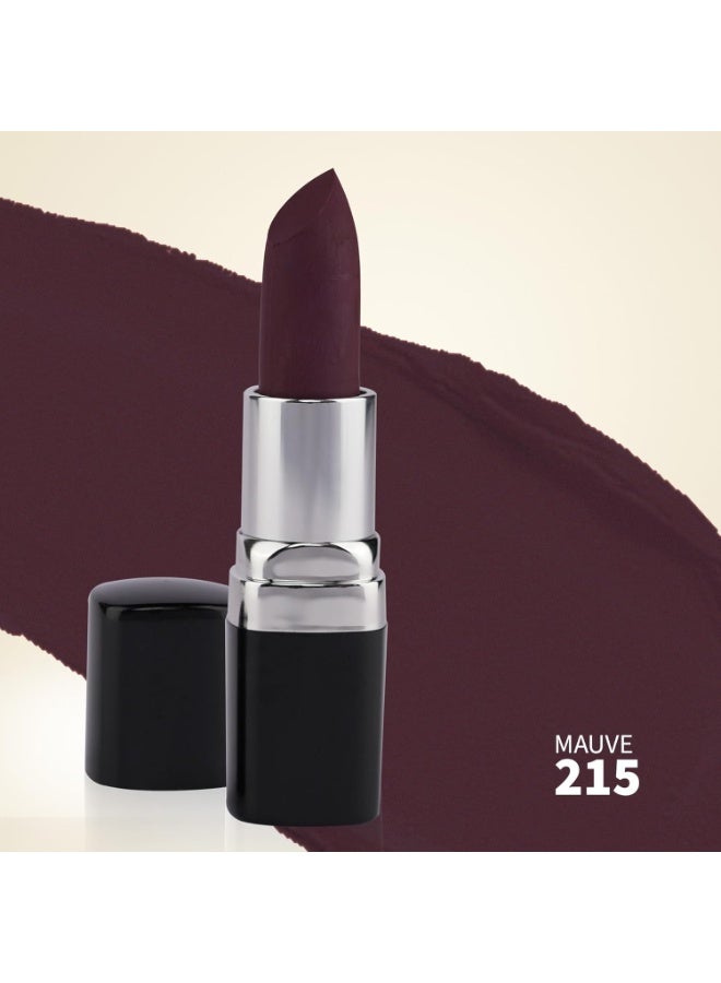 Barva Natural & Moisturising Lipstick 4.3g (Mauve 215) | With Pure Ghee & Kokum Butter | Mineral Colour | Long Lasting Mauve Lipstick - Image 3