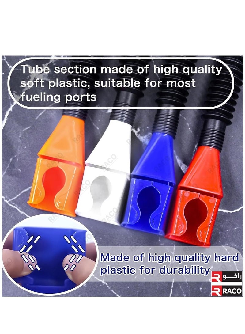 RACO RACO Plastic Flexible Funnel with Hose and Handle Wide Mouth Automotive Oil Funnel Fuel Funnel Multi Color - Image 4