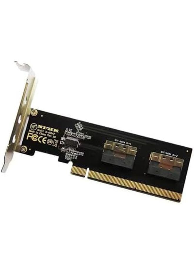 Oh Color Half Height PCIe X16 SFF8654 4i 8i Host Bus Adapter Card Converter PC Component - Image 1