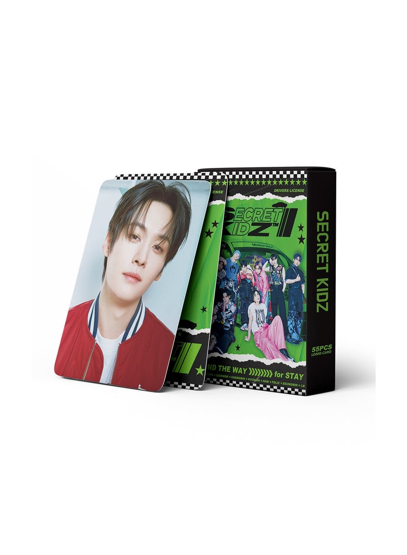 NIBEMINENT 55 Pcs Kpop Stray Kids SECRET KIDZ Lomo Cards Card For Fans Collection Gifts - Image 3