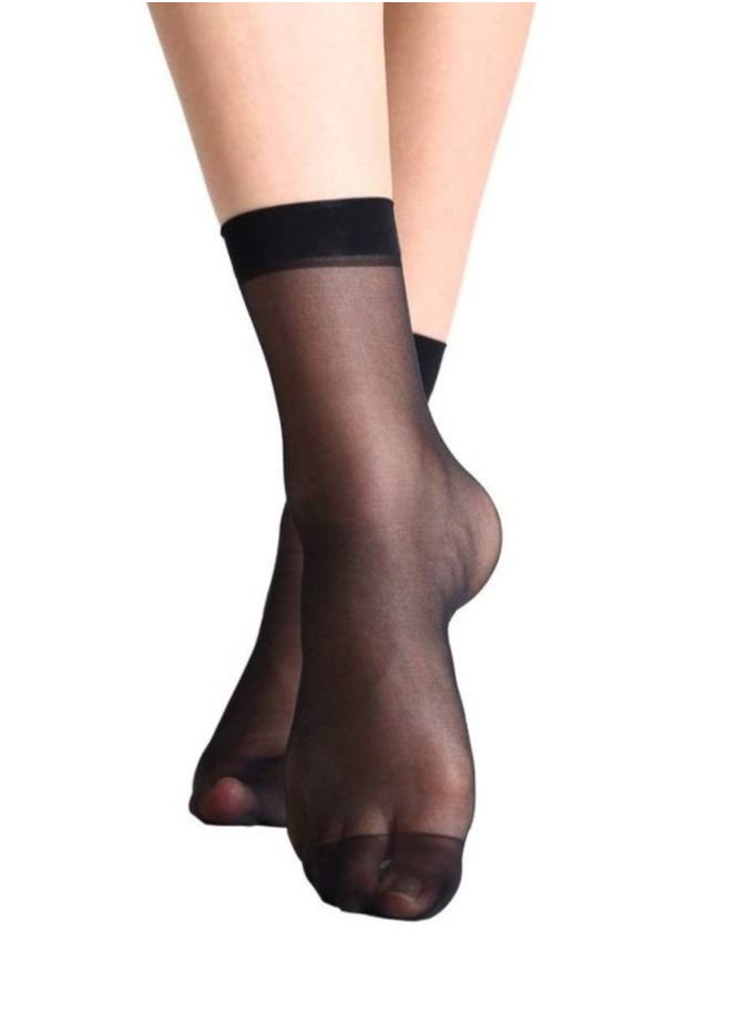 Be-Queen 12 Pairs Women's Ankle High Sheer Socks - One Size - Lightweight Anklet Stockings  - Image 4