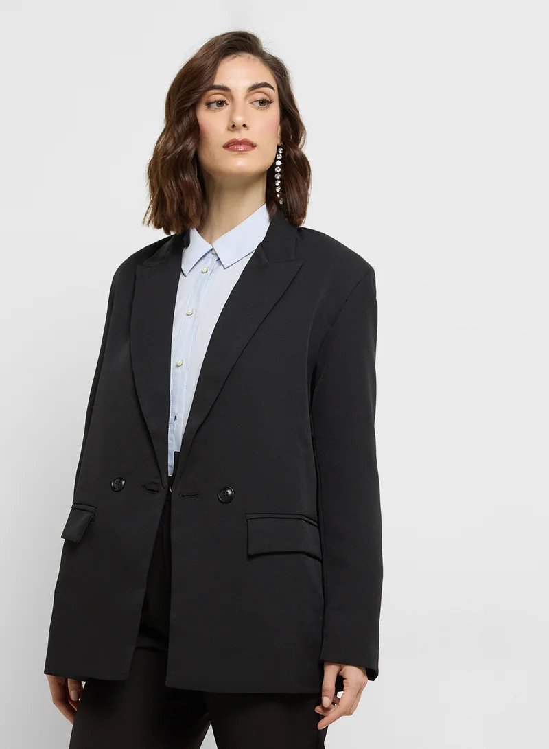 ELLA Double Button Blazer
