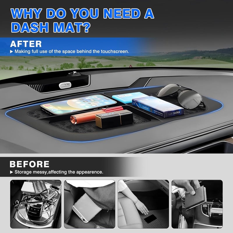 Autorder Anti-Slip Dashboard Mat for Dodge Ram - Image 3