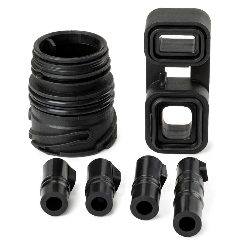 مجموعة ختم موصل غلاف صمام FANHAY 6PCS ZF6HP19Z 6HP19 6HP21 لسيارات BMW استبدال 24107536339 24107536340 24107536341 24347588724 24347588725 24347588759