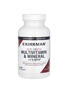 Kirkman Labs Kirkman Labs, Children's Multivitamin & Mineral with 5-MTHF, 120 Capsules  - Image 1