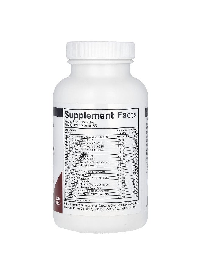 Kirkman Labs Kirkman Labs, Children's Multivitamin & Mineral with 5-MTHF, 120 Capsules  - Image 2