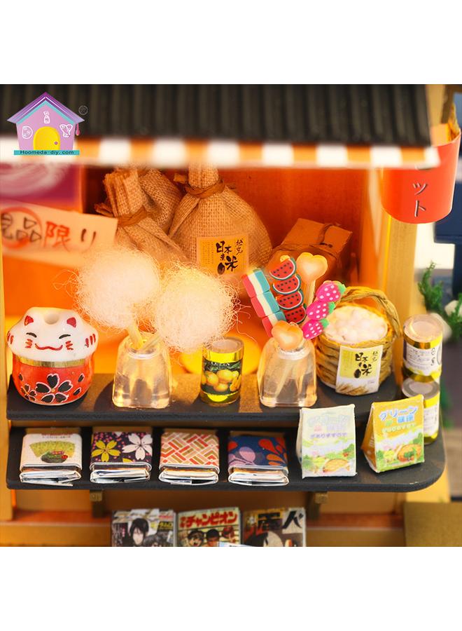 Bluejw Hongda Diy Cabin Japanese-style Assembled Model Wooden Handmade Creative Educational Children's Doll House Toy Gift - Image 4