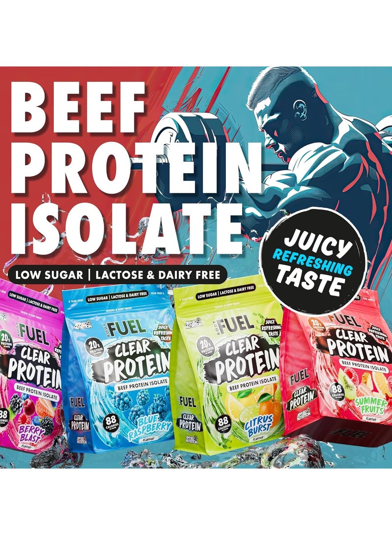 Applied Nutrition Bodyfuel Clear Beef Protein Isolate Citrus Burst Flavor 500g - Image 5