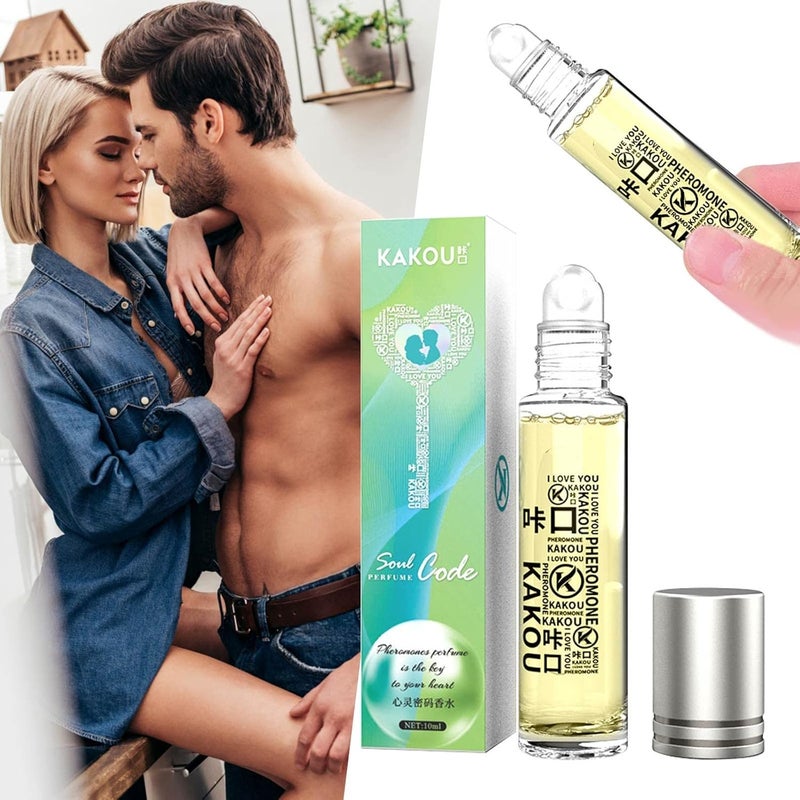 Eau de Parfum for Women/Men, High Attractive Natural Roll-On Essential Oil Long-Lasting Light Fragrance Pheromone Perfume Cologne Unisex for Women/Men, 10ml, 0.34 Oz - Image 2