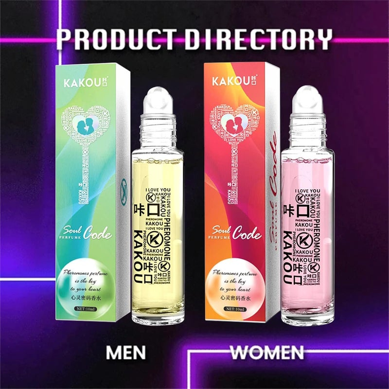Eau de Parfum for Women/Men, High Attractive Natural Roll-On Essential Oil Long-Lasting Light Fragrance Pheromone Perfume Cologne Unisex for Women/Men, 10ml, 0.34 Oz - Image 4