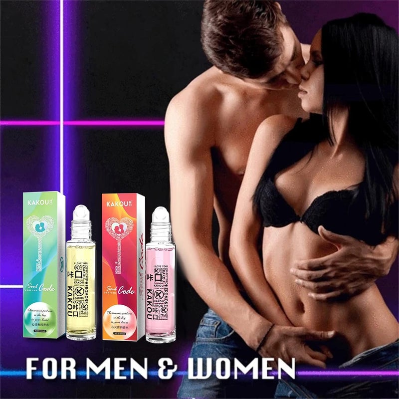 Eau de Parfum for Women/Men, High Attractive Natural Roll-On Essential Oil Long-Lasting Light Fragrance Pheromone Perfume Cologne Unisex for Women/Men, 10ml, 0.34 Oz - Image 3