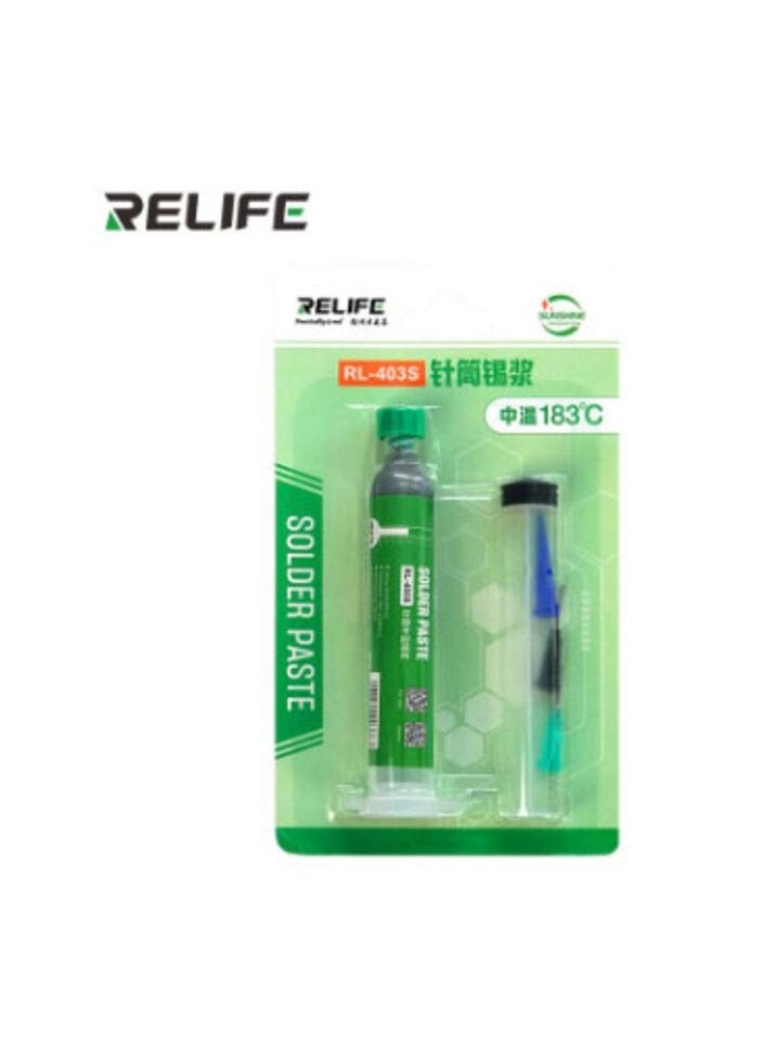 RELIFE RELIFE RL-403S 183 solder paste (10CC,Matching needle + putter ) 