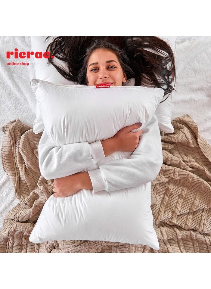ريكراك - وسادة فندقية فاخرة مريحة 50×70 سم - لمسة من الفخامة لنوم مثالي. - Image 1