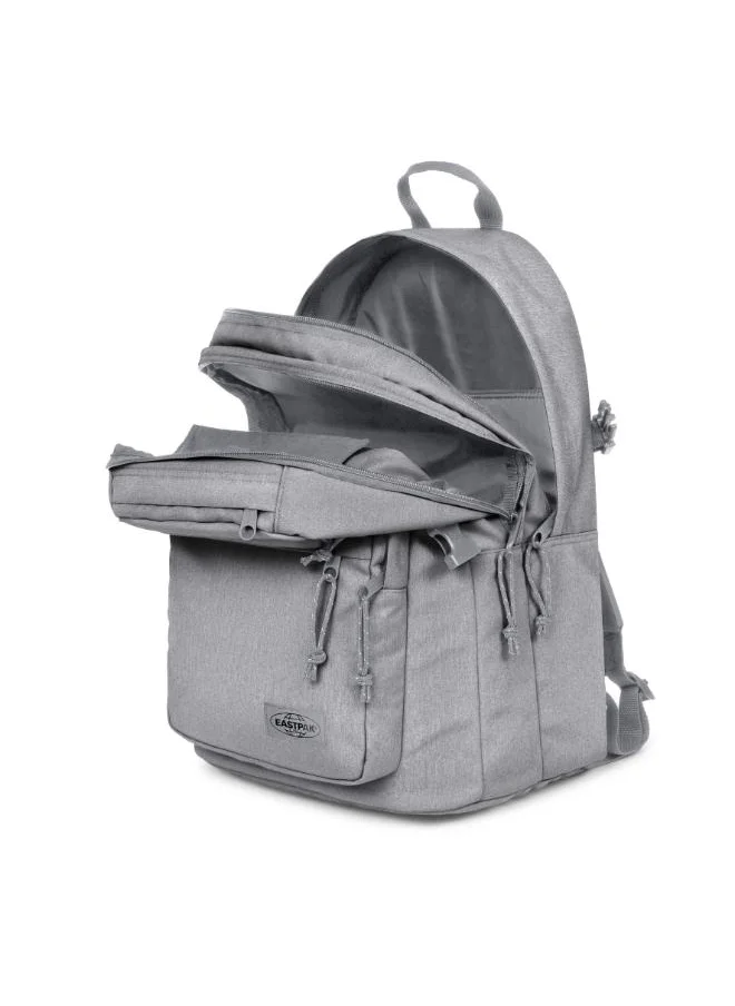 EASTPAK Double Pro Sunday Grey Large Laptop Backpack