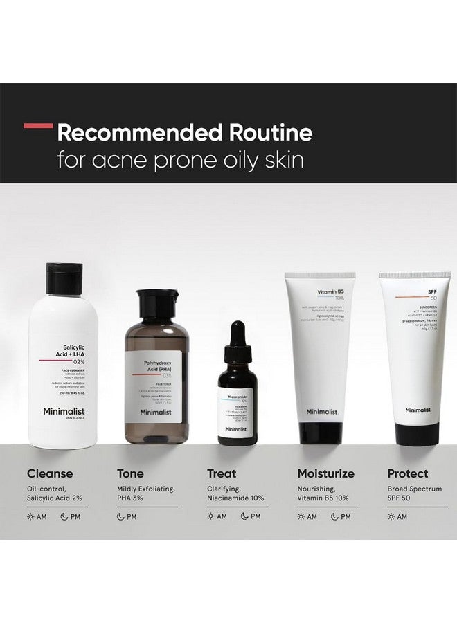 منيماليست غسول وجه بسيط يحتوي على حمض الساليسيليك بنسبة 2% للبشرة الدهنية | خالٍ من الكبريتات، منظف للوجه مضاد لحب الشباب مع حمض الليبوهيدروكسي والزنك لعلاج حب الشباب أو البثور | للنساء والرجال | 250 مل  - Image 4